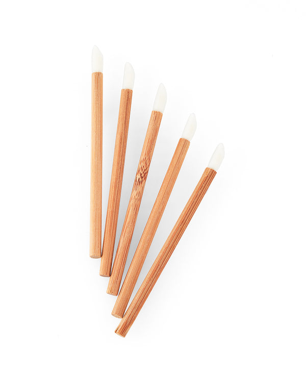 ilashHero Bamboo Sponge Tip Applicators (pack of 50)